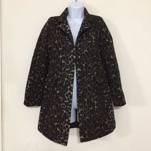 😸 LEOPARD PRINT OLD NAVY COAT
